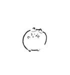 ふとった猫と小さな猫（個別スタンプ：2）