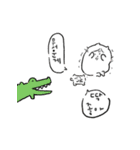 ふとった猫と小さな猫（個別スタンプ：10）