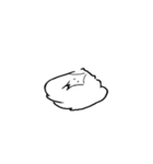 ふとった猫と小さな猫（個別スタンプ：14）