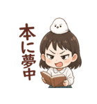 女の子と小鳥 秋がいっぱい♪（個別スタンプ：10）