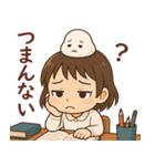 女の子と小鳥 秋がいっぱい♪（個別スタンプ：12）