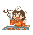 女の子と小鳥 秋がいっぱい♪（個別スタンプ：28）