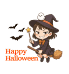 女の子と小鳥 秋がいっぱい♪（個別スタンプ：32）