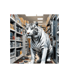 ホワイトタイガーの新日常12（個別スタンプ：2）