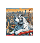 ホワイトタイガーの新日常12（個別スタンプ：7）