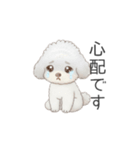 トイプードル（子育て中に使いやすい敬語）（個別スタンプ：17）