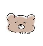 オタクの描く、くまおちゃん！2！！（個別スタンプ：4）