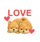 ふわふわ かわいい 柴犬 日常（個別スタンプ：6）