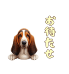 バセットハウンドと一緒の日常2（個別スタンプ：4）
