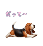 バセットハウンドと一緒の日常1（個別スタンプ：9）