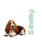バセットハウンドと一緒の日常1（個別スタンプ：12）