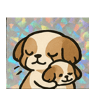 ホロきらシーズーのもふもふ日記@SFW（個別スタンプ：4）