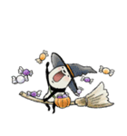 【秋】豆パンダ : 大人丁寧（個別スタンプ：4）