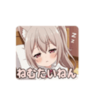 ポニーテールはんなりみなみアニメーション（個別スタンプ：14）
