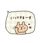 使える♡日常ふきだし♡動物スタンプ（個別スタンプ：22）