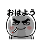 眉毛が太くて丸い人の日常（個別スタンプ：13）