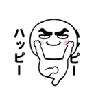 眉毛が太くて丸い人の日常（個別スタンプ：17）
