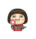 芋ジャージの【ばあば】♀シュール編（個別スタンプ：17）