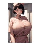 肉肉ケア女の子写真（個別スタンプ：1）