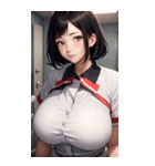 肉肉ケア女の子写真（個別スタンプ：3）