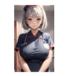 肉肉ケア女の子写真（個別スタンプ：6）