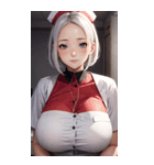 肉肉ケア女の子写真（個別スタンプ：8）