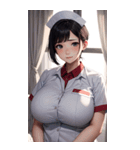 肉肉ケア女の子写真（個別スタンプ：9）