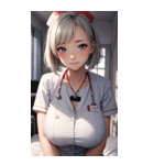 肉肉ケア女の子写真（個別スタンプ：11）