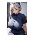 肉肉ケア女の子写真（個別スタンプ：13）