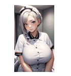 肉肉ケア女の子写真（個別スタンプ：17）