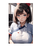 肉肉ケア女の子写真（個別スタンプ：19）