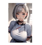 肉肉ケア女の子写真（個別スタンプ：20）