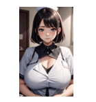 肉肉ケア女の子写真（個別スタンプ：23）