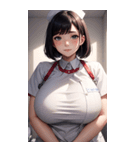 肉肉ケア女の子写真（個別スタンプ：25）