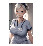 肉肉ケア女の子写真（個別スタンプ：30）