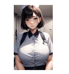 肉肉ケア女の子写真（個別スタンプ：36）