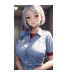 肉肉ケア女の子写真（個別スタンプ：38）