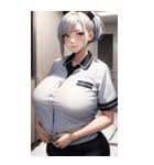 肉肉ケア女の子写真（個別スタンプ：39）