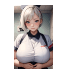 肉肉ケア女の子写真（個別スタンプ：40）