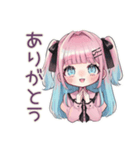 姫カットの地雷ちゃん★ファンサ報告（個別スタンプ：24）