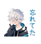 パーカー男子★予定と集合スタンプ（個別スタンプ：28）