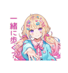 パステル女子の秋コーデ♡（個別スタンプ：31）