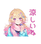 パステル女子の秋コーデ♡（個別スタンプ：38）
