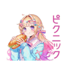 パステル女子の秋コーデ♡（個別スタンプ：39）