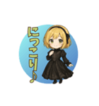 ゴシック少女の日常スタンプ ver4（個別スタンプ：1）