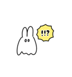 ＿＿うさぎ、とけちゃった。（個別スタンプ：25）