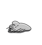 ＿＿うさぎ、とけちゃった。（個別スタンプ：30）