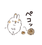 ほんわか秋のうさぎ日和（個別スタンプ：2）