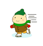冬のスタンプ1 便利で可愛い"ころころん"♪（個別スタンプ：16）