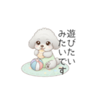 赤ちゃんトイプードル（使いやすい敬語）（個別スタンプ：31）